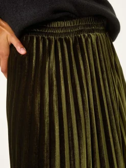 Jupes Roman Velvet plissées mi-longues