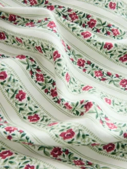 Laura Ashley Peignoir de Noël festif à rayures Kelbrook
