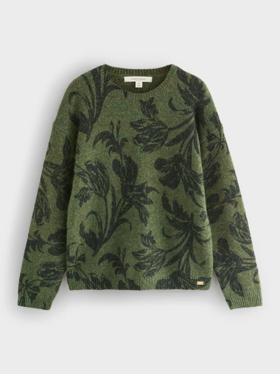Laura Ashley Pull Col rond avec une touche de laine