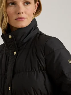 Lauren Ralph Lauren Manteau en duvet à capuche bordé de fausse fourrure