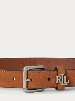 Lauren Tan - Lauren Ralph Lauren 2.5cm Skinny ceinture en cuir avec Logo