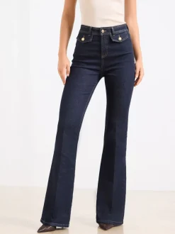 Lave-linge bleu foncé - Jean Lipsy Glam évasé