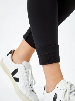 Leggings Roman avec doublure en polaire