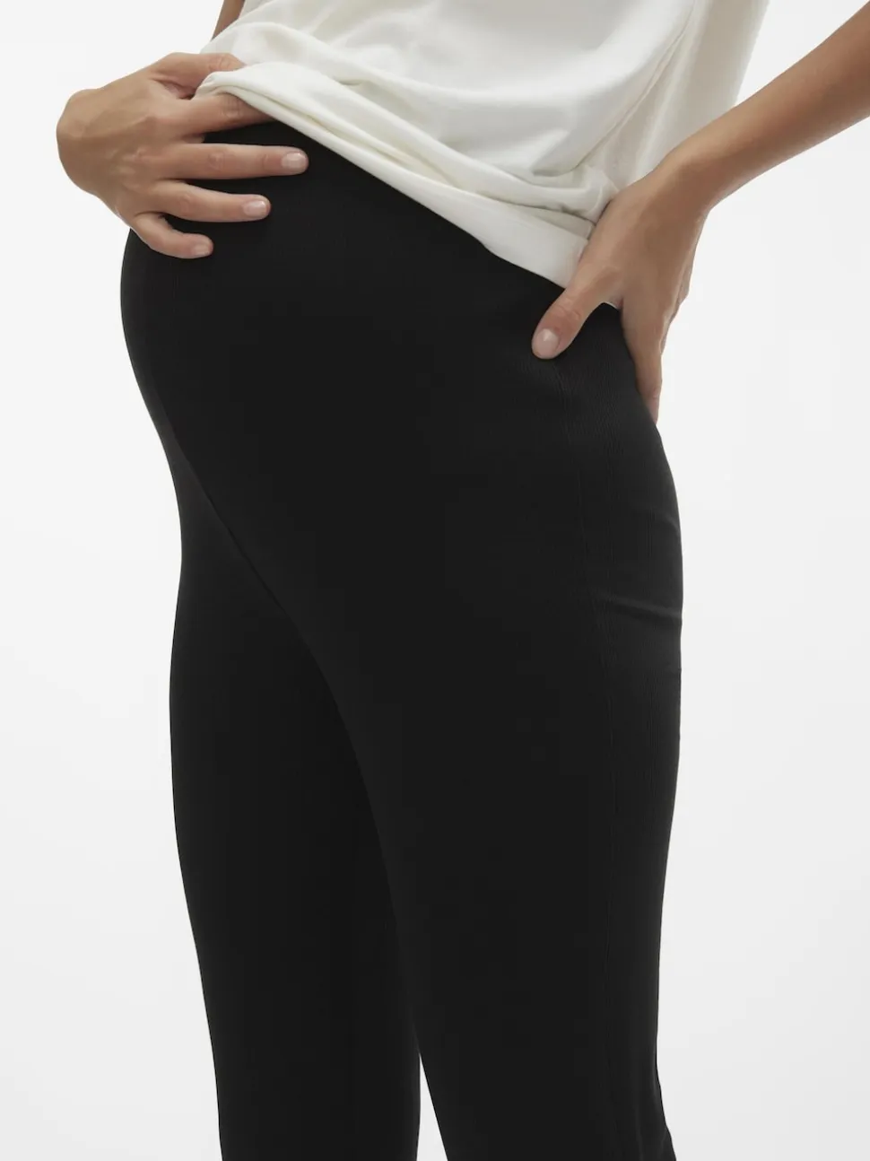 Leggings évasés en jersey de maternité Mamalicious