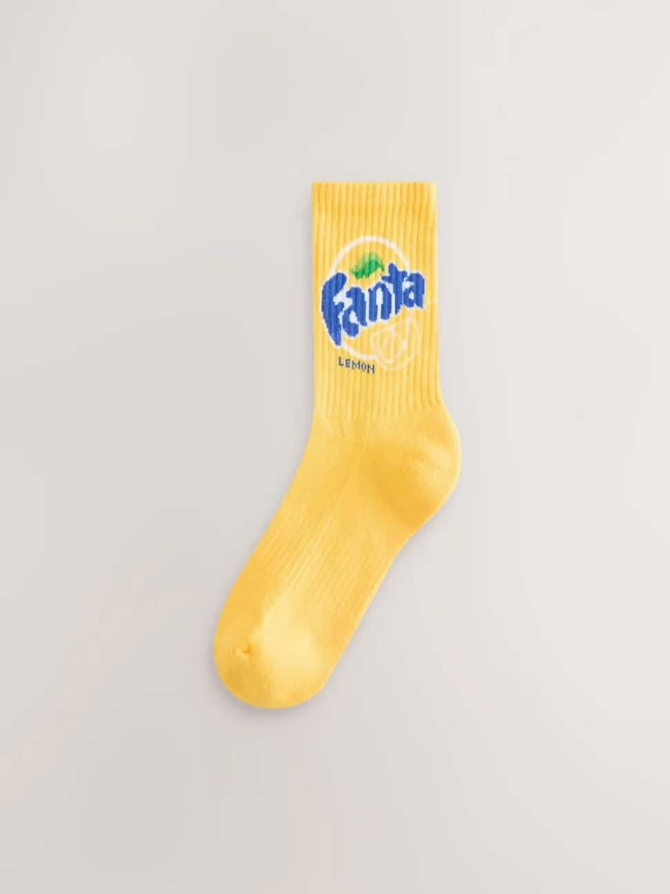 Licence Fanta Lemon - Lot de 2 paires de socquettes en maille côtelée