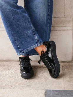 Linzi Baskets à lacets et à plateforme