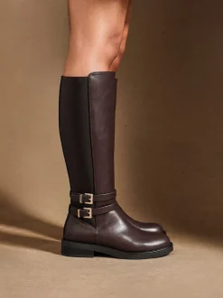 Linzi bottes hautes Fierce avec double boucle