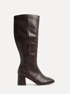 Linzi Fable Coupe large Block Heeled High Leg Bottes