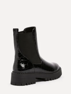 Linzi Landon Bottes épaisses en mélange de Crocs avec semelle à clous