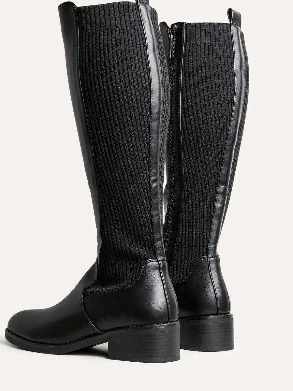Linzi Renae Classic High Leg Riding Boot With Elasticated Back Panel (bottes cavalières classiques à tige haute avec panneau arrière élastiqué)