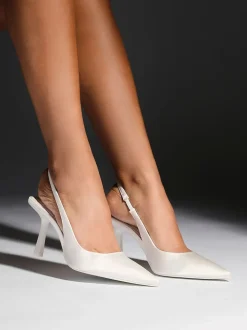 Linzi talons de mariée assortis à bride arrière