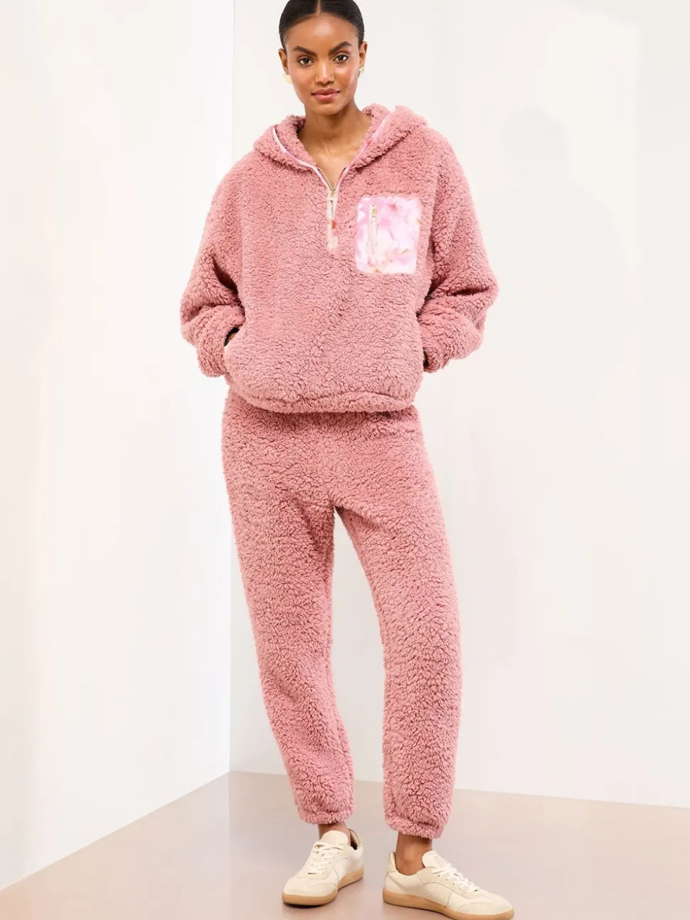 Lipsy Ensemble confortable Vêtements d'intérieur Hoddie et Survêtement