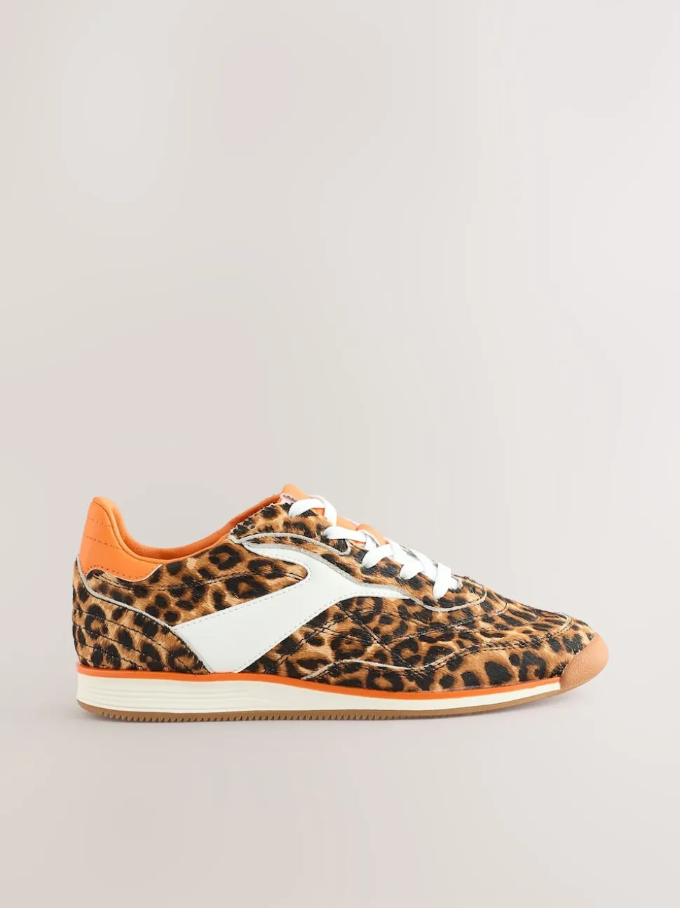 Léopard - Baskets à lacets avec panneau Forever Comfort