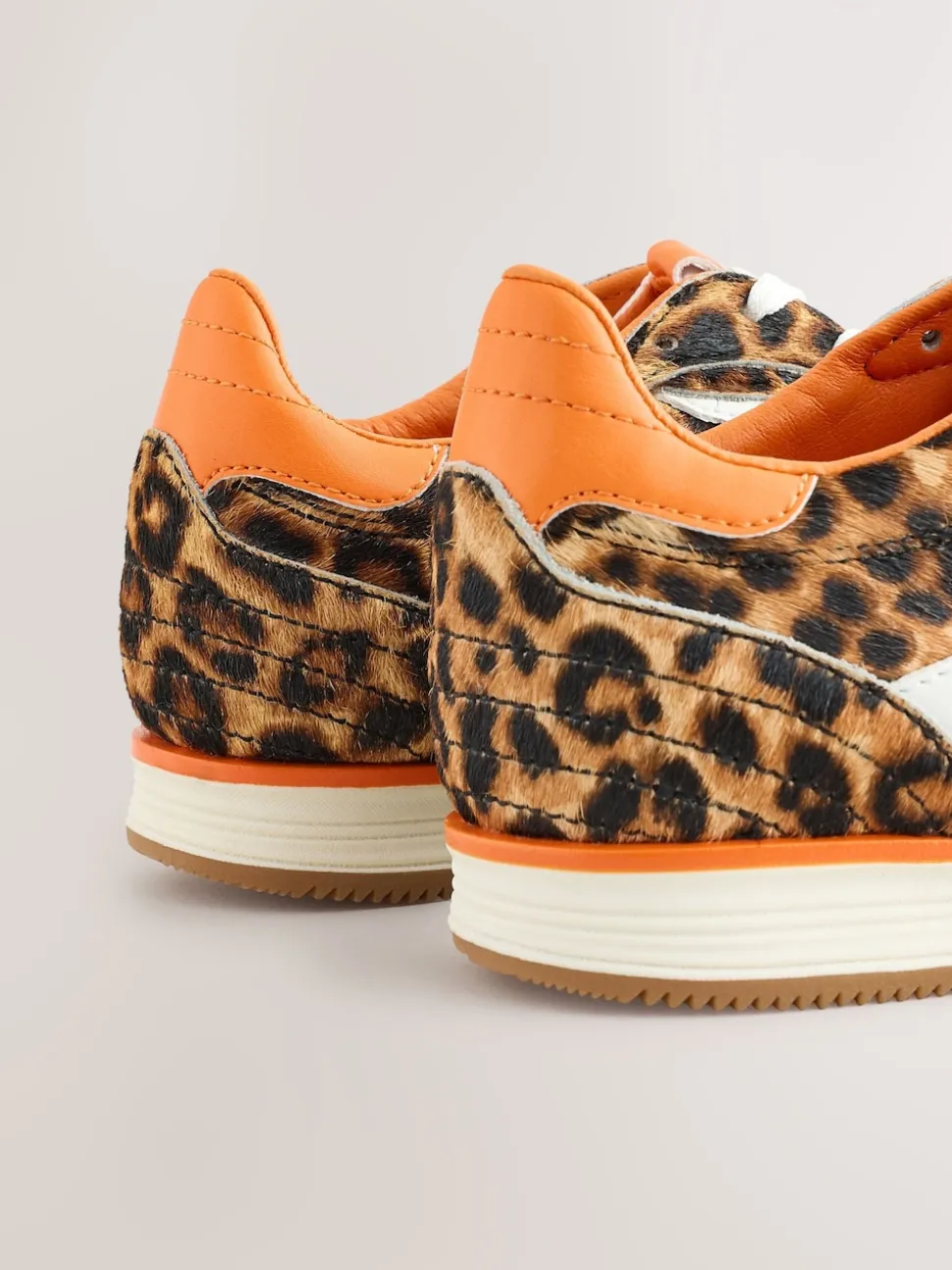 Léopard - Baskets à lacets avec panneau Forever Comfort
