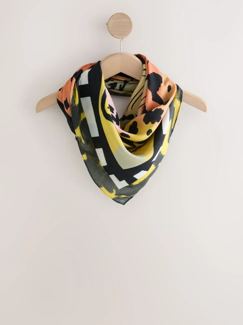 Léopard multicolore - Écharpe carrée