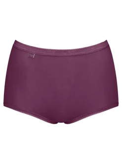 Lot de 3 caleçons Sloggi Basic+ Maxi violets