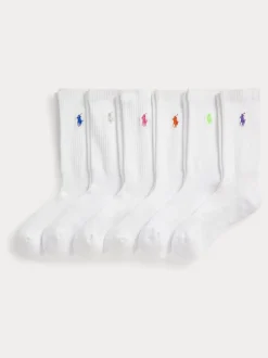 Lot de 6 Chaussettes de sport Col rond Polo Ralph Lauren