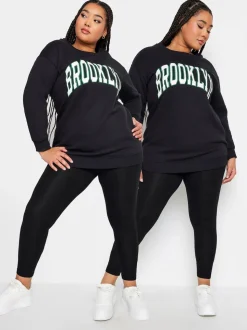 Lot de 2 leggings Yours Curve en viscose doux au toucher