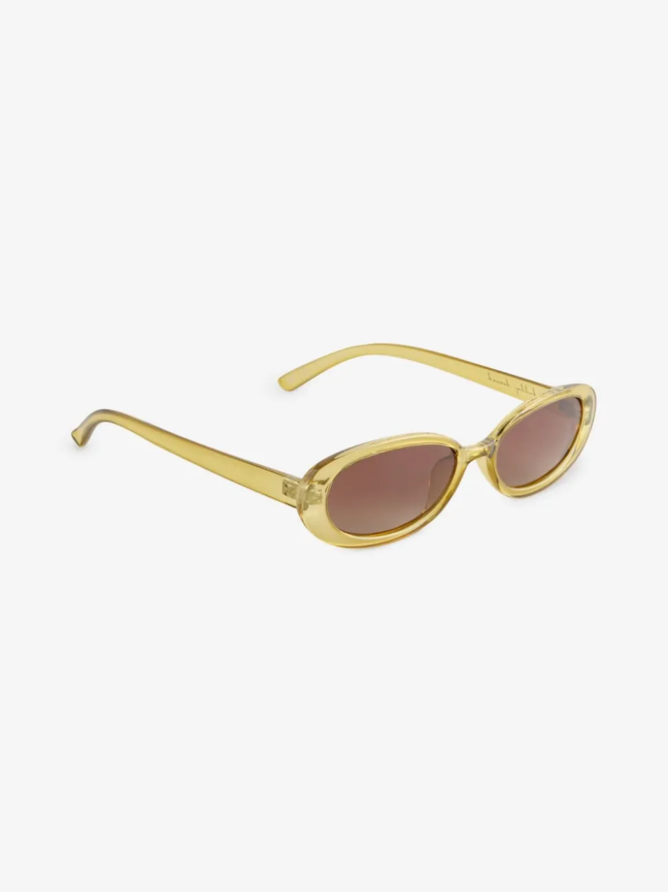 Lunettes de soleil ovales étroites Never Fully Dressed