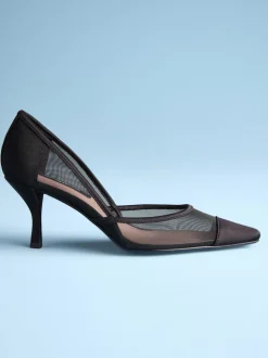 Maille noire - Tabitha Simmons x Next Mary Grace talons en cuir à bout pointu
