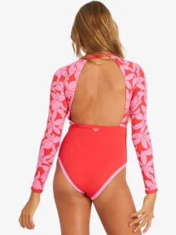 Maillot de bain Roxy fleuri imprimé Kloe à manches longues