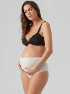 Mamalicious Lot de 2 caleçons de grossesse taille haute