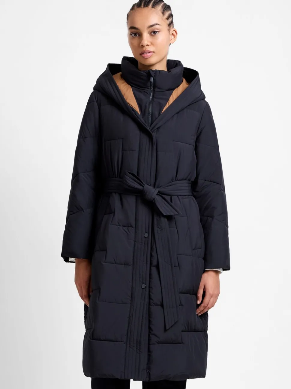 Manteau French Connection Minnie Ceinturé Manches longues