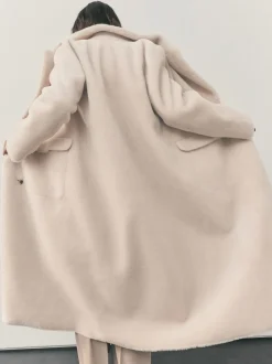 Manteau maxi en faux shearling Nodinary