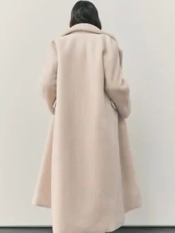 Manteau maxi en faux shearling Nodinary