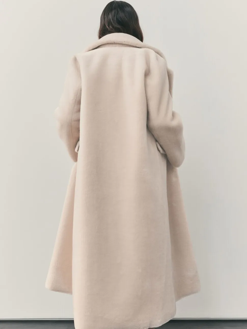 Manteau maxi en faux shearling Nodinary