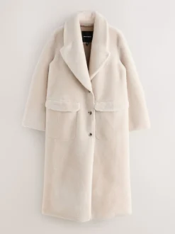 Manteau maxi en faux shearling Nodinary