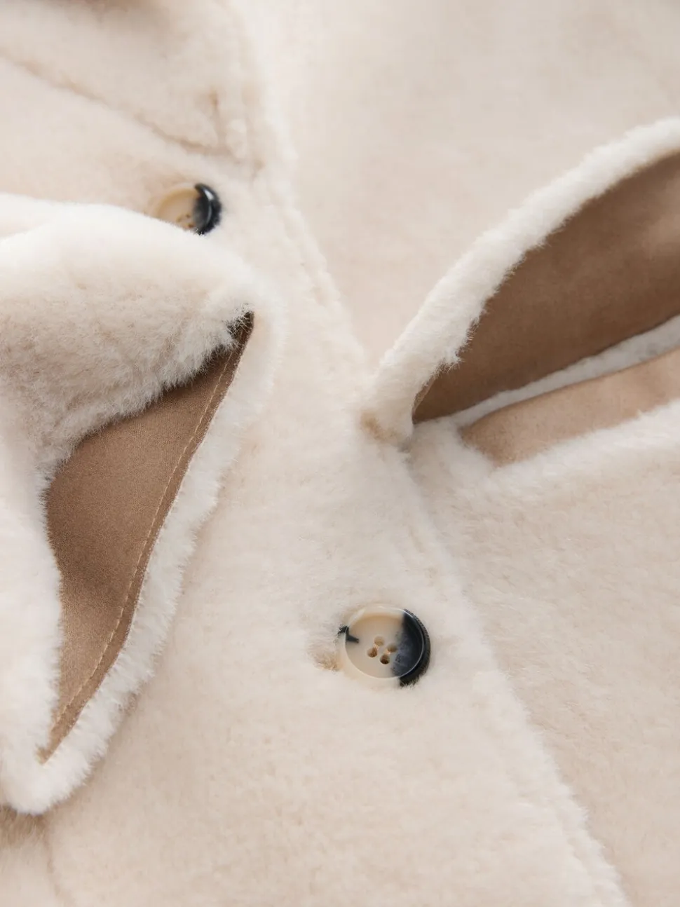 Manteau maxi en faux shearling Nodinary