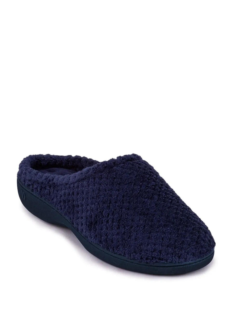 marine - Chaussons mules Totes Isotoner Popcorn Terry