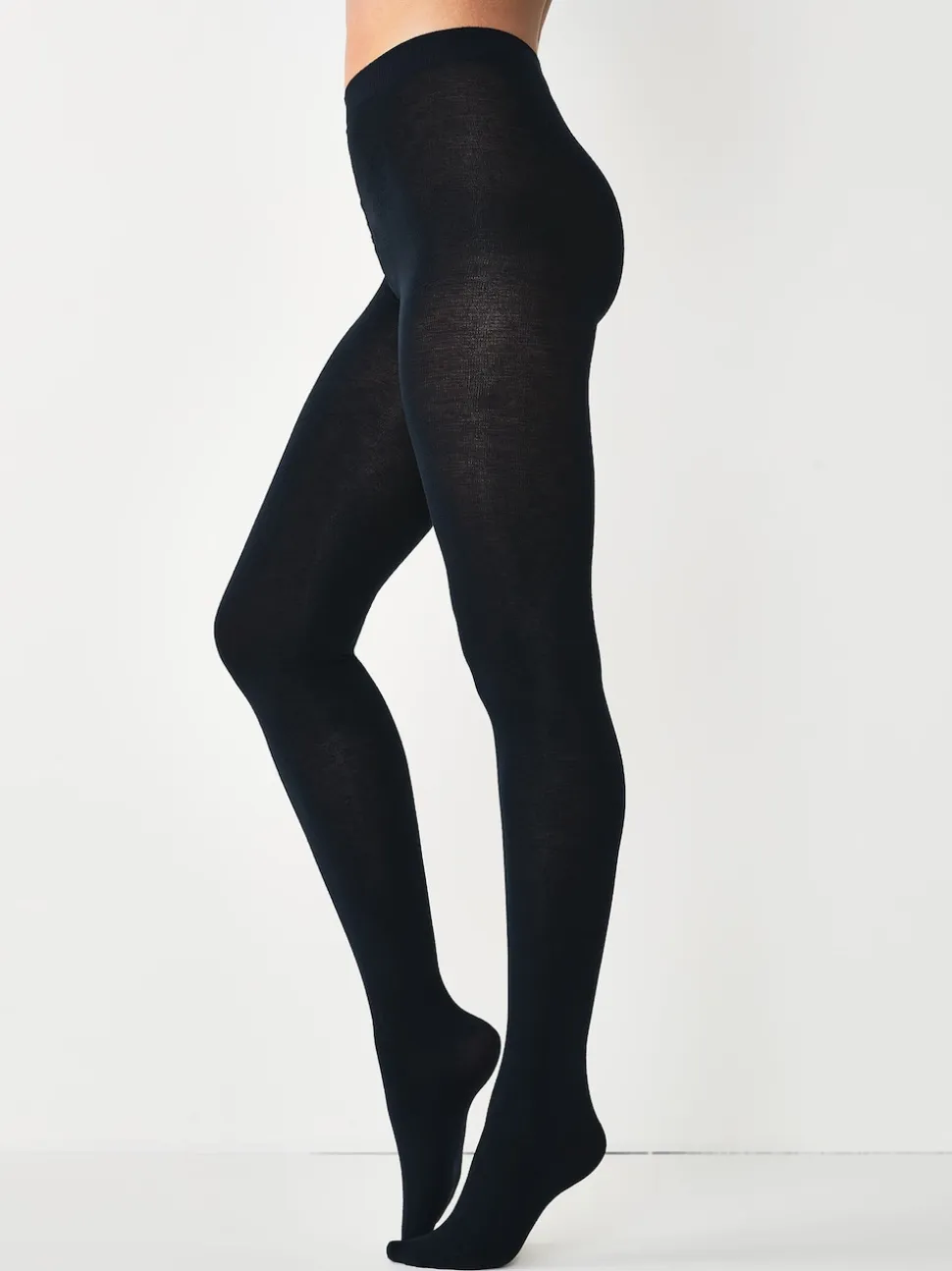 marine - Lot de 2 collants en maille à poignée chaude
