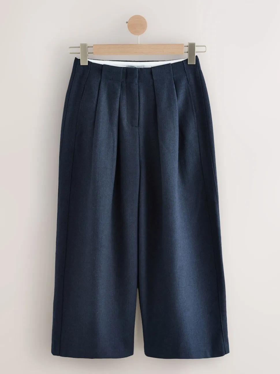 marine - N. Premium Jupes-culottes à Chevrons avec laine