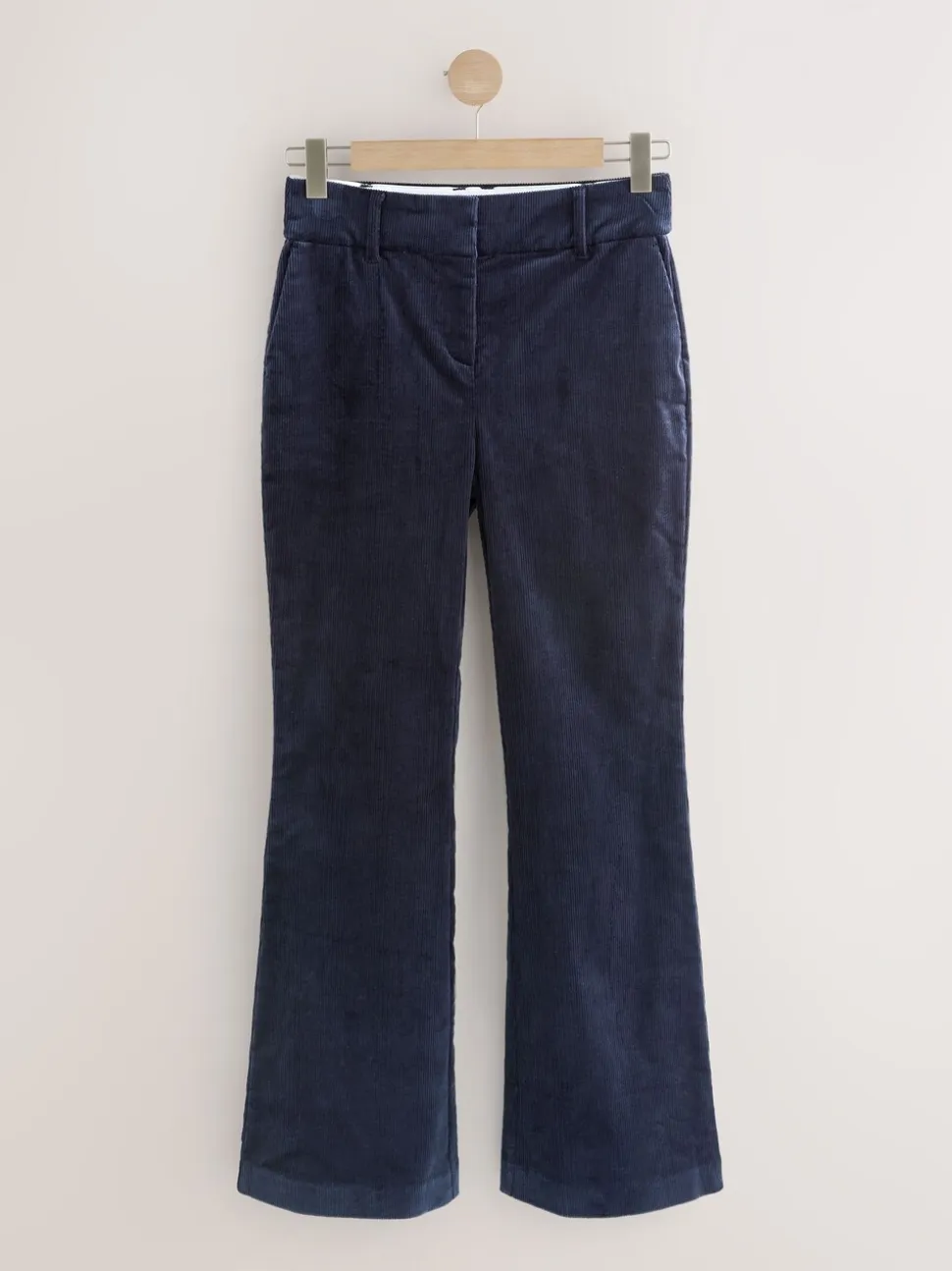 marine - Pantalon bootcut N. Premium en velours côtelé