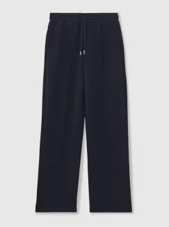 marine - Pantalon de jogging large en interlock haut de gamme Reiss Jemma