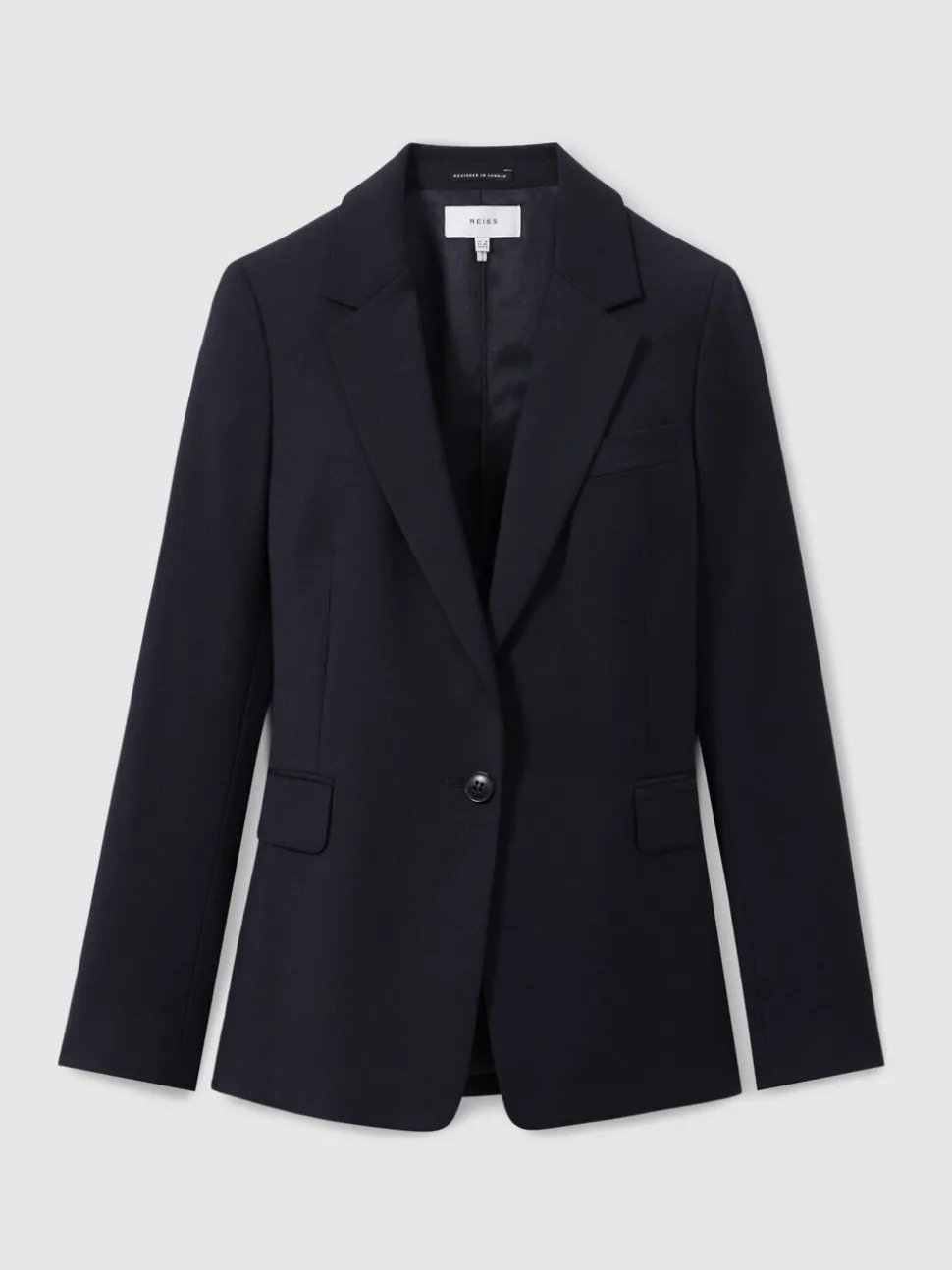 marine - Reiss Costume de boutonnage simple en laine Haisley Blazer