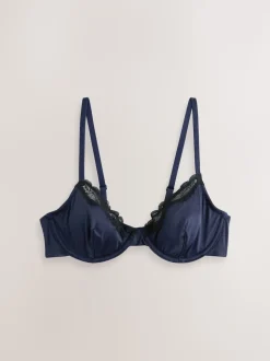 Marine/Crème - Soutien-gorge brillant