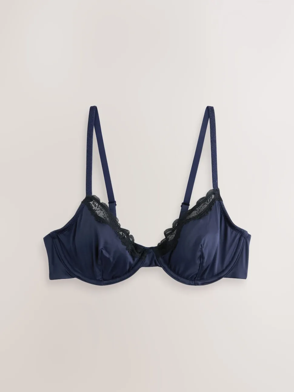 Marine/Crème - Soutien-gorge brillant
