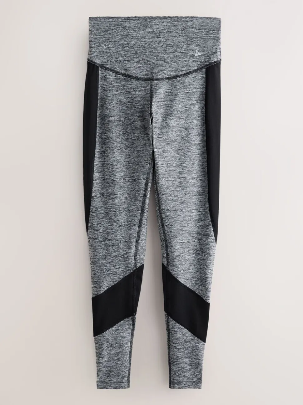 Marl gris - Legging Sports Dry Tech Tummy Control taille haute