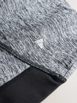 Marl gris - Legging Sports Dry Tech Tummy Control taille haute