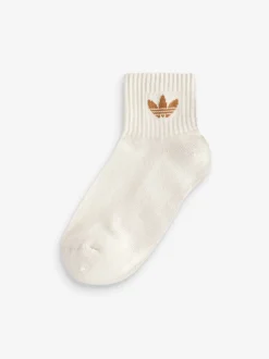 Marron - adidas originals Paquet de mi-chaussettes 3