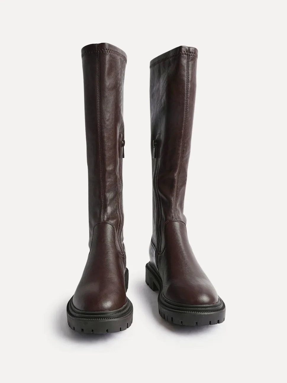 Marron - Bottes extensibles Linzi Hallie hautes