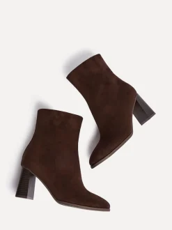 Marron - Bottes Linzi Approach à talons carrés