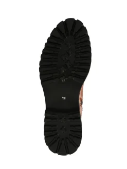 Marron - Bottes longues Pavers en cuir élastiques