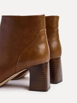 Marron - Bottines Linzi Cove Comfort à talons carrés
