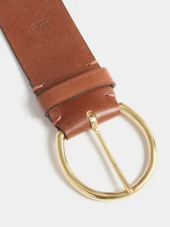 Marron - Ceinture Osprey London The Oversize à boucle en cuir