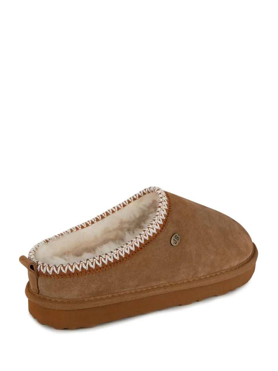 Marron - Chaussons Just Sheepskin Ladies Erin en peau de mouton