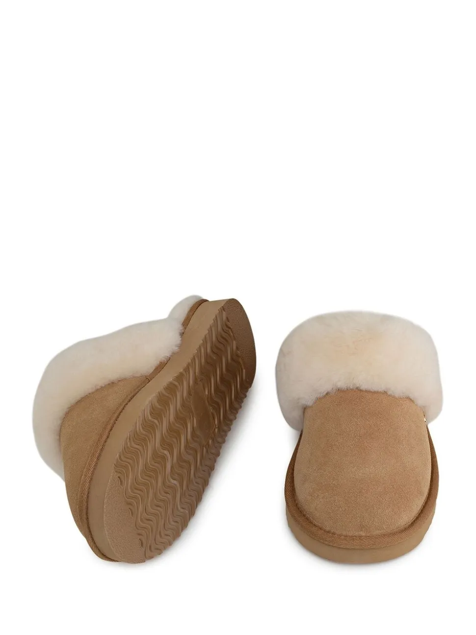 Marron - Chaussons mules Radley Maple Lane en peau de mouton